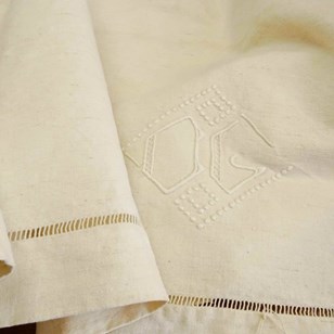 Lovely Slubby Fabric: Vintage Frenc...