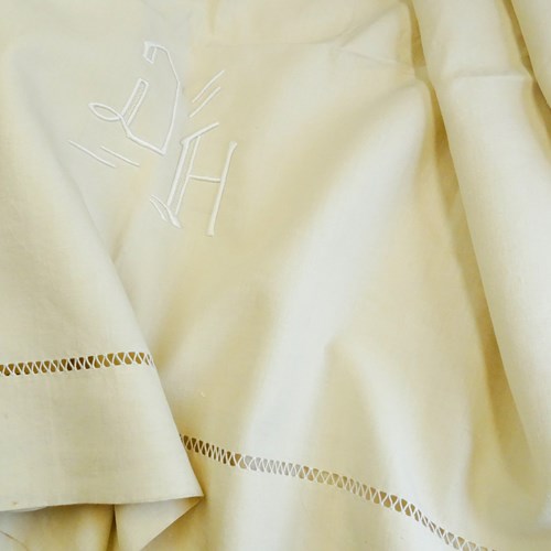Elegant XL French Linen Sheet 