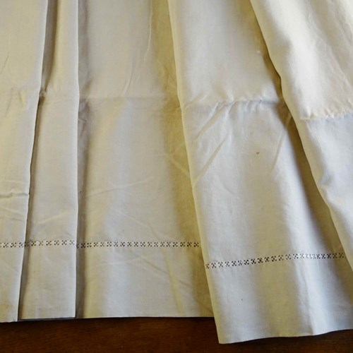 French Pure Linen Sheet; A Great Curtain