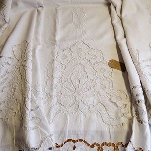 XL French Linen Sheet With Fabulous...