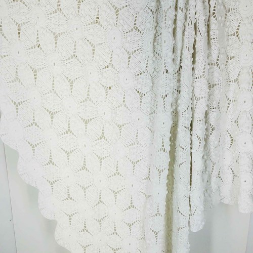 Very Large Hand Crochet Bedspread