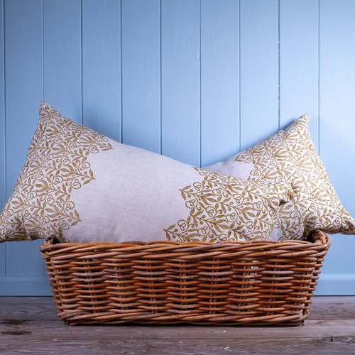 Handmade In House, Printed Linen Cushions