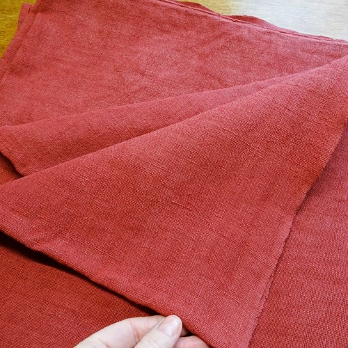 Hand Dyed Antique French Hemp Sheets