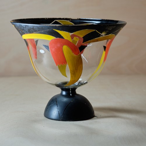 French Art Glass Bowl 