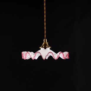 Vintage French Frilled Light With D...