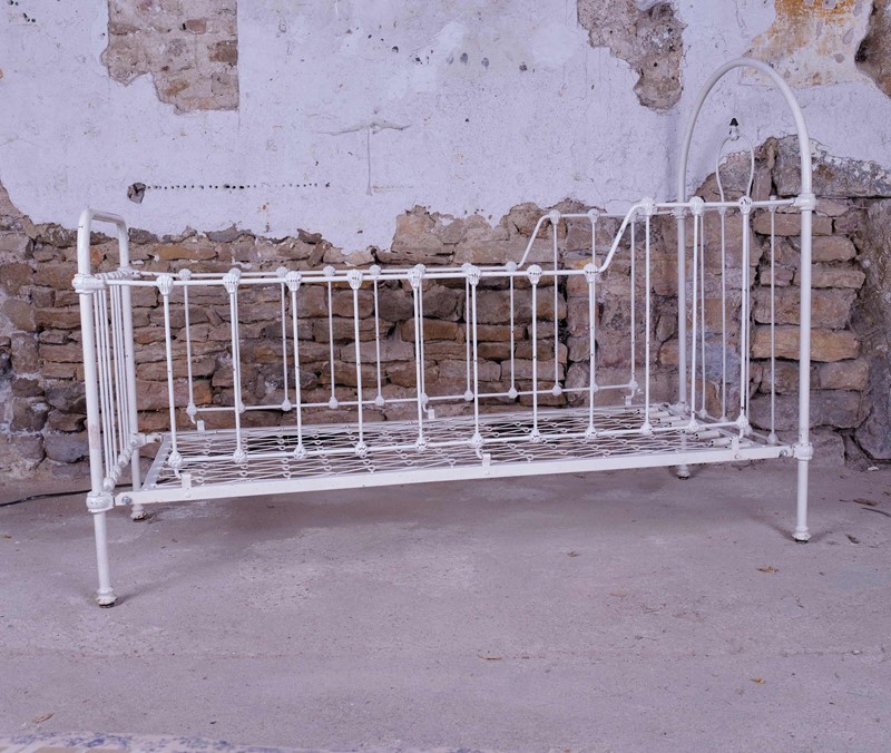 Delightful French wrought iron cot - daybed, sofa-amanda-leader-white-wrought-iron-cot-0011-main-637673050779140629.jpg