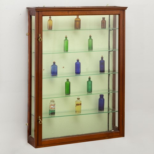Mahogany Apothecary Cabinet 