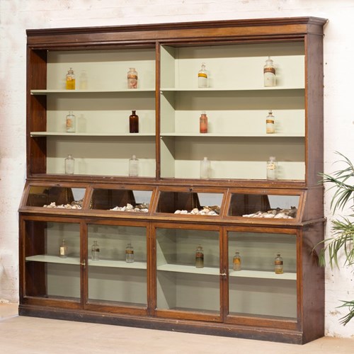 Mahogany Pharmacy Cabinet