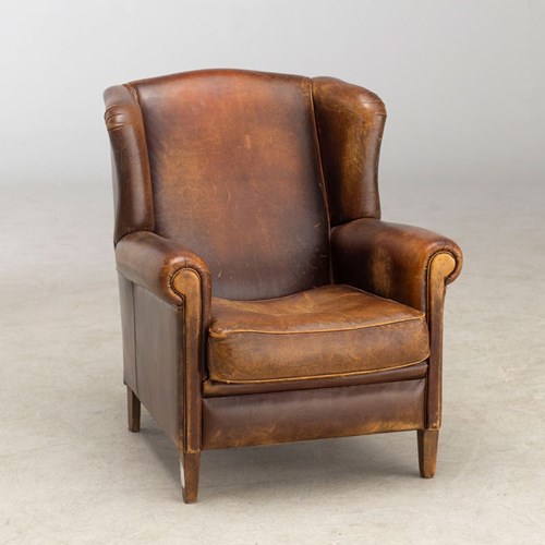 1930S Leather Club Chair