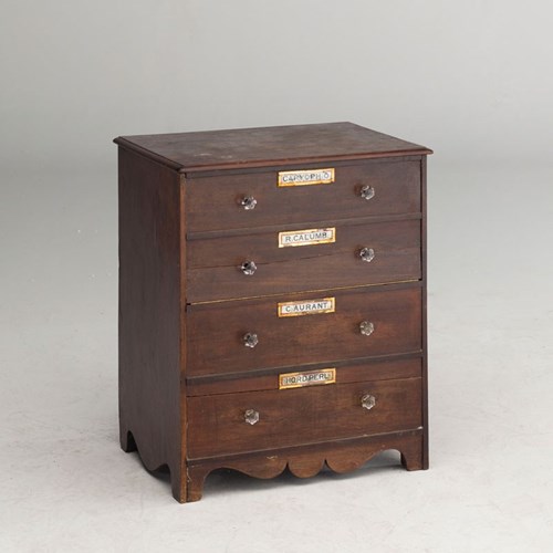 Chemist Mahogany Commode