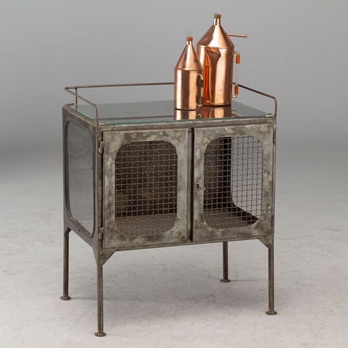 Galvanised Steel Glazed Cabiner