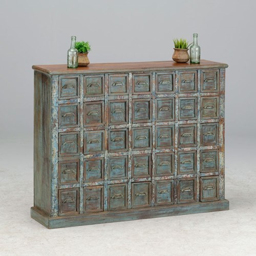 Vintage Apothecary Drawer Unit