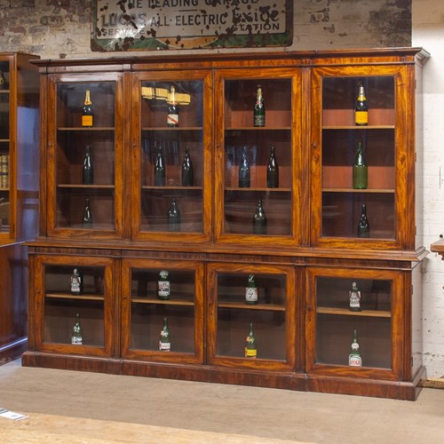 Exceptional Mahogany National Gallery Library Cabinet