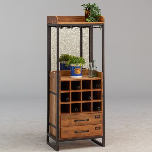 Teak Wine Cabinet