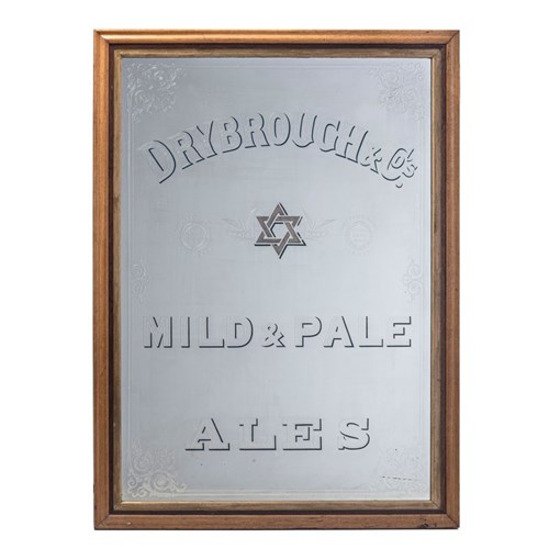 Large Edwardian Pub Mirror