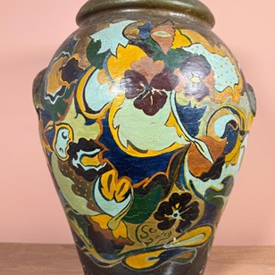 Antique Gouda Style Terracotta Pot