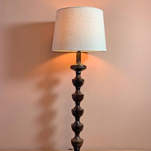 Vintage Wood Effect Bobbin Style Me...