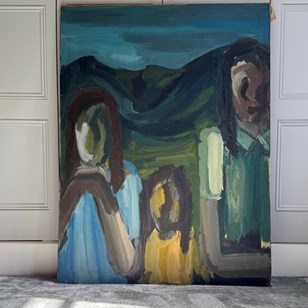 Unusual 20Th Century Portrait Paint...