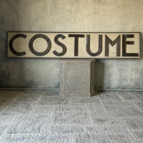 Huge Costume Sign