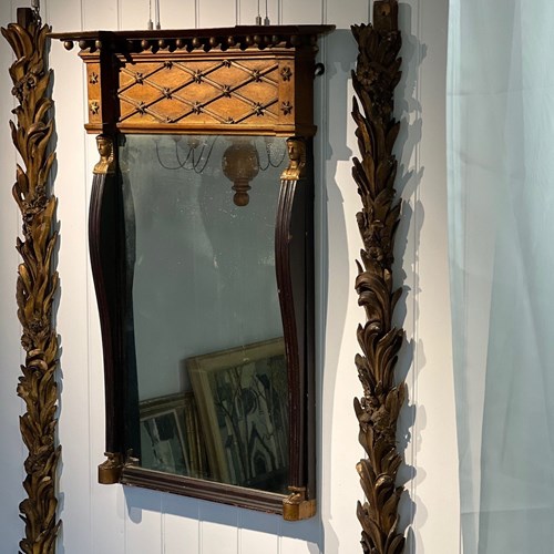 19Th Century Empire Style Wall Mirror