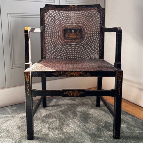 Edwardian Chinoiserie Bedroom Chair