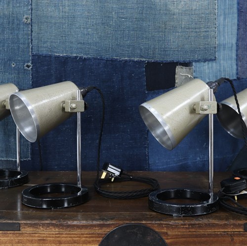 Mid 20Th Century Scientific Laboratory Lamps