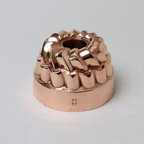 19Th Century, French Copper Pipe Mould