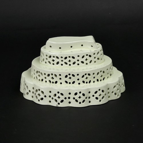 Leed's Creamware Curd Cheese Mould