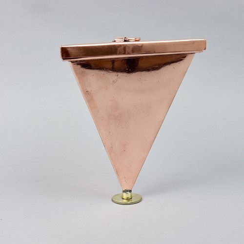Triangular Copper Ice Cream Mould