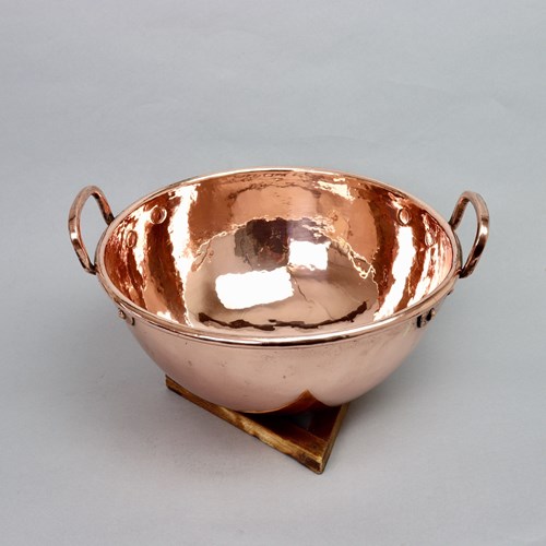 19Th Century Copper Sugar Bowl