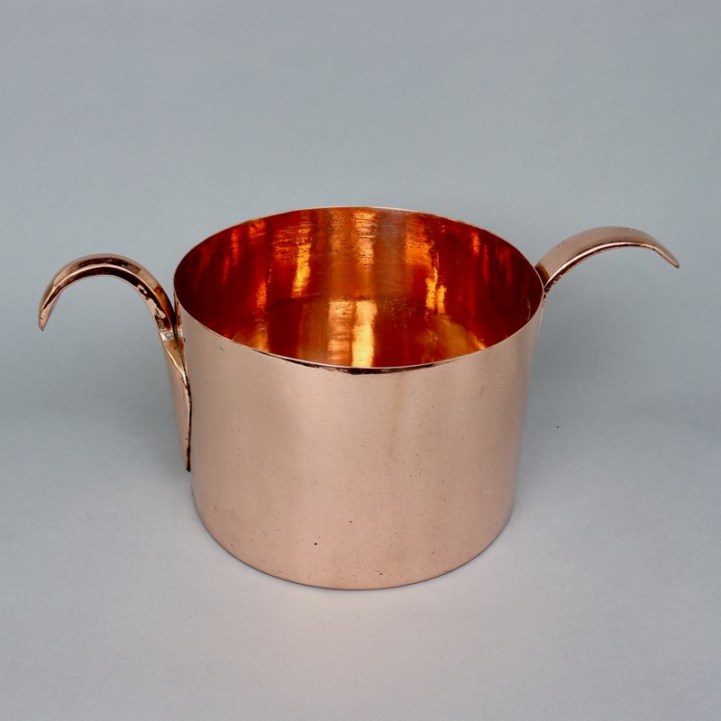 Unusual, French Copper Pot-appleby-antiques-j22660c-odd-handled-pan-main-638206336609696683.jpeg