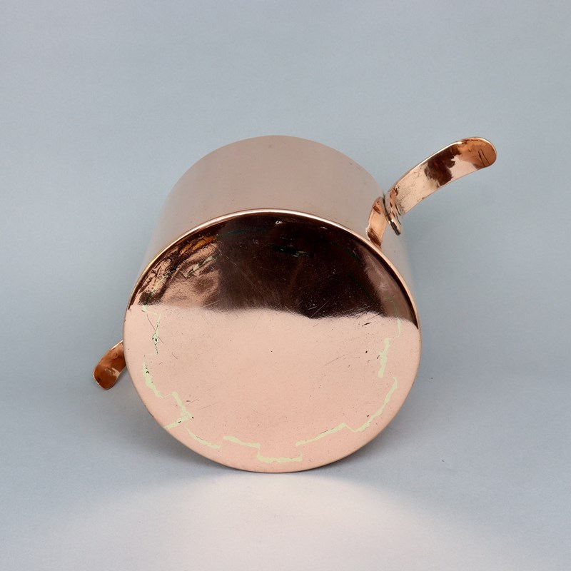 Unusual, French Copper Pot-appleby-antiques-j22660f-odd-handled-pan-main-638206336666727197.jpeg
