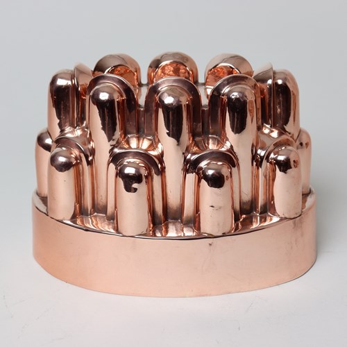 Benhams Copper Jelly Mould Pattern Number 57