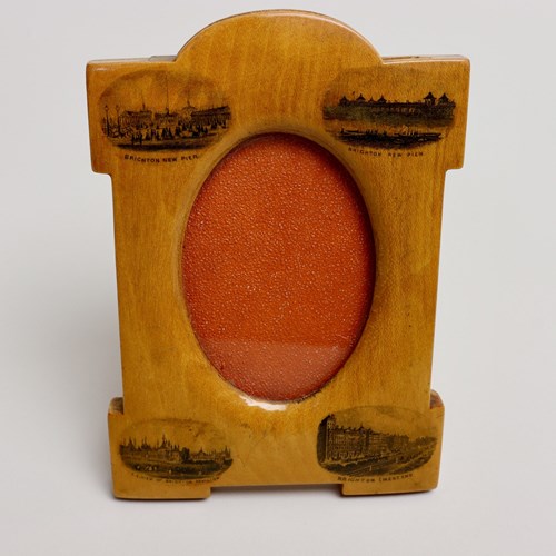 Mauchline Ware Frame With Scenes Of Brighton