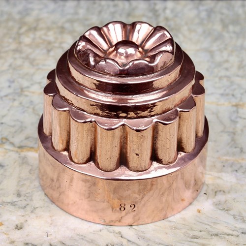 Attractive, French Copper Jelly Mould