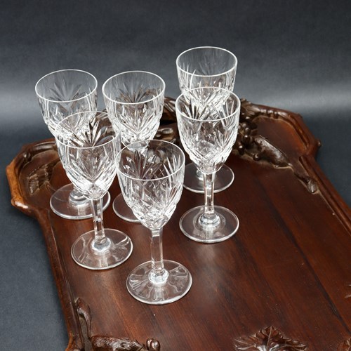 St. Louis Crystal White Wine Or Port Glasses