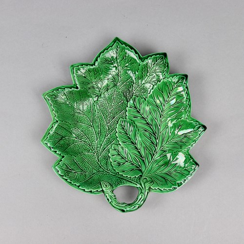 Early 19Th Century Green Glaze Dish