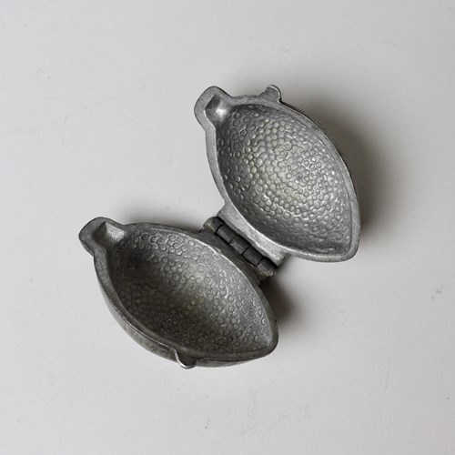 Small Pewter Ice Cream Mould In The Shape Of A Lemon