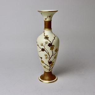 Wedgwood, Gilded, Ivory Ware Vase