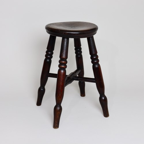 Small, 19Th Century, Wooden Stool