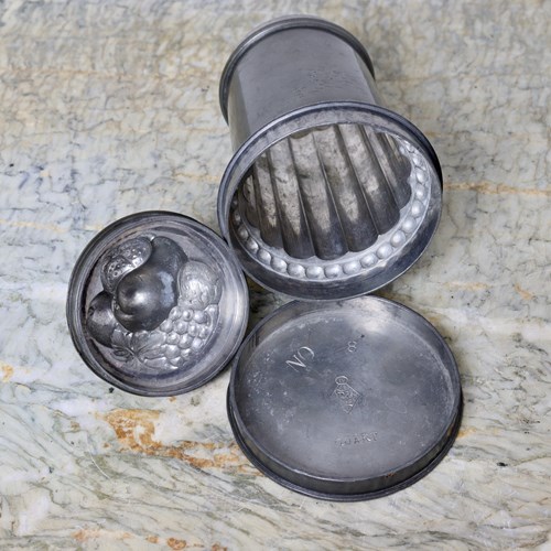 Pewter, Quart Sized Ice Cream Mould
