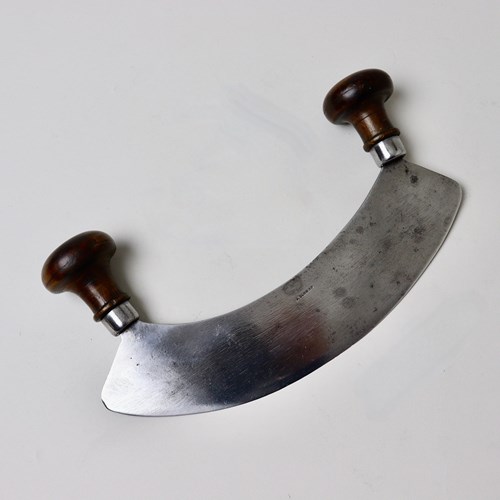 Double Handled Steel Herb Chopper