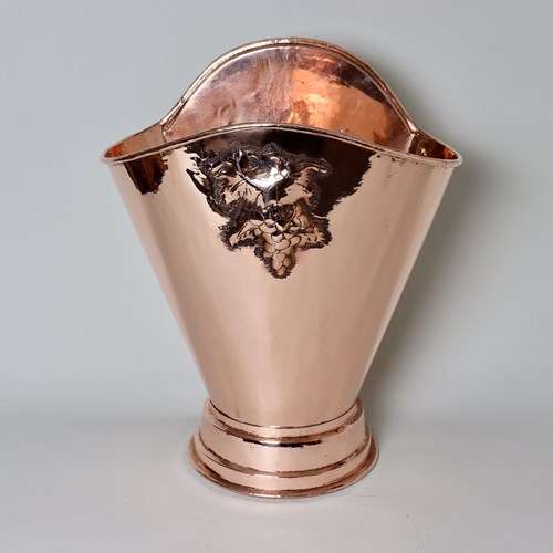 Small, French Copper Grape Hod