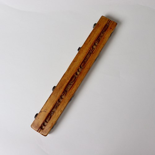 Boxwood Mould Carved With A Border Design