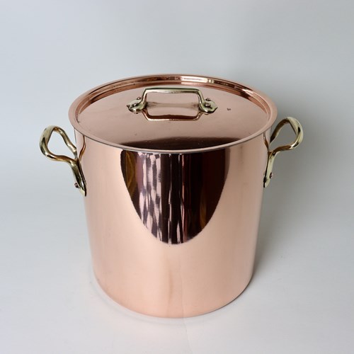 Large, French Copper Stockpot
