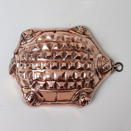 Rare Copper Mould In The Shape Of A Tortoise