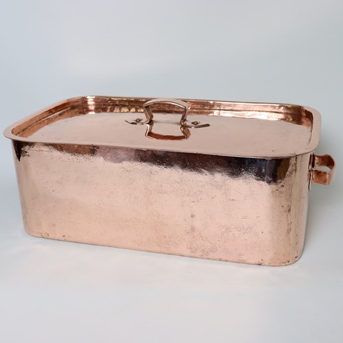 Huge, 19Th Century, French Copper Casserole
