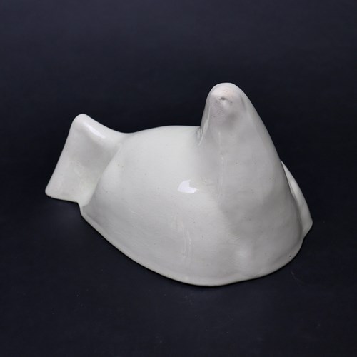Creamware Jelly Mould In The Shape Of A Bird