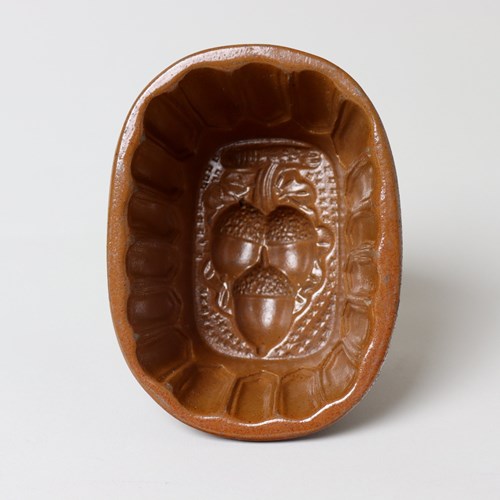 Brown Saltglaze Jelly Mould