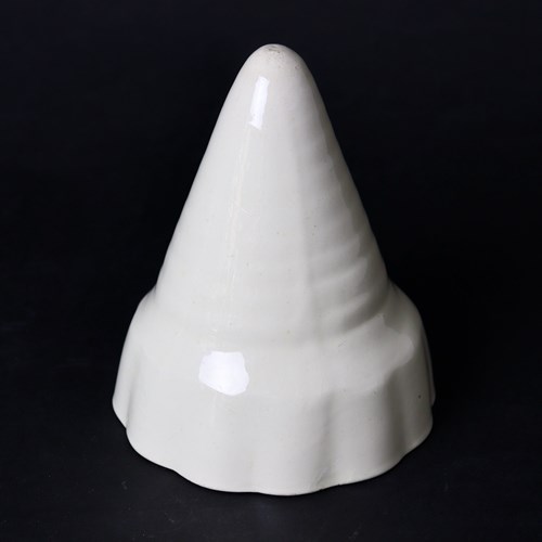 18Th Century Creamware, Conical Jelly Mould